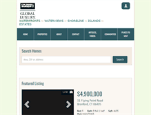 Tablet Screenshot of ct-waterfront-realestate.com
